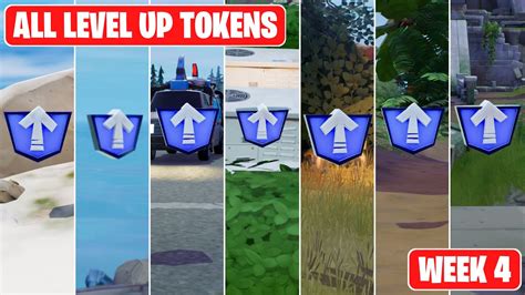 Fortnite All Monarch Level Up Tokens Locations Guide Week Youtube