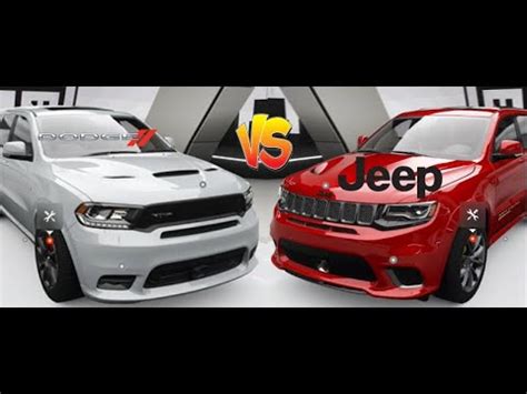 Jeep Trackhawk Vs Dodge Durango YouTube