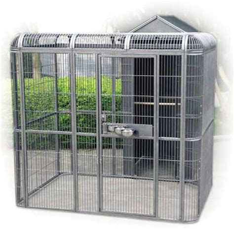 Rainforest Complete Outdoor Parrot Aviary & House - Parrotize UK