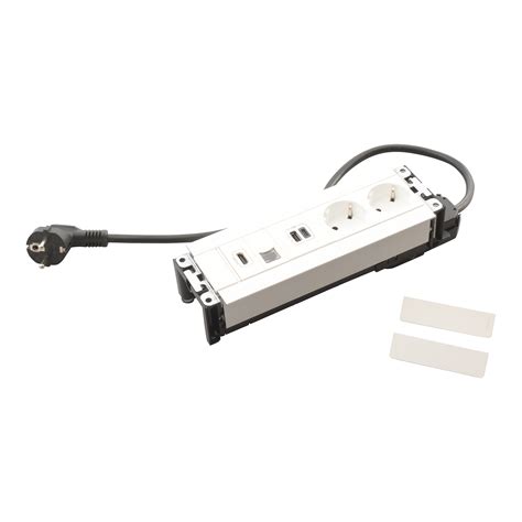 Incara Multilink Horizontal Pc Schuko Prise Chargeur Usb A C W