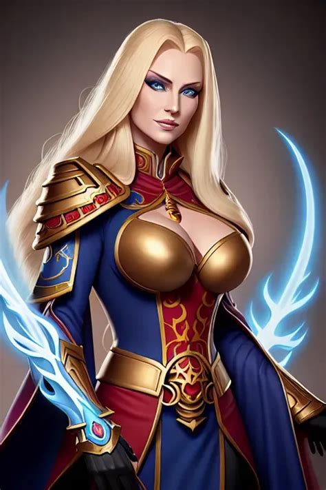 Dopamine Girl A Digital Art Of A Female Thousand Sons Sorcerer From