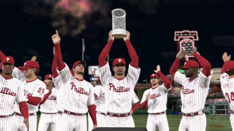 Mlb 14 The Show Philadelphia Phillies World Series Celebration Youtube