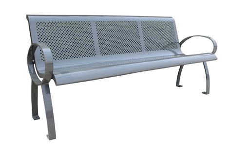 Metal Park Benches | Sunperk Site Commercial Furnishing