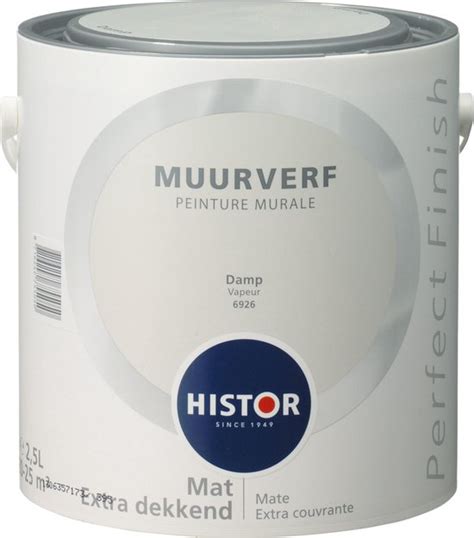 Histor Perfect Finish Muurverf Mat 2 5 Liter Damp Bol