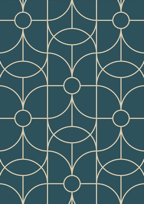 Geometric Art Deco Patterns, a Pattern Graphic by tifftuff | Art deco ...