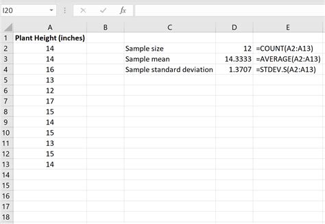 How To Conduct A One Sample T Test In Excel