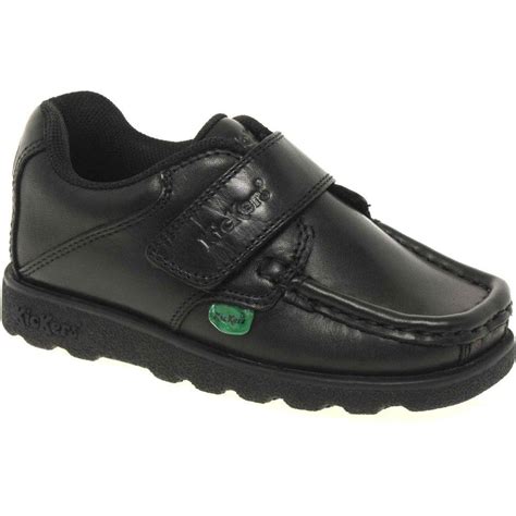 Kickers Fragma School Shoes Boys Leather Charles Clinkard