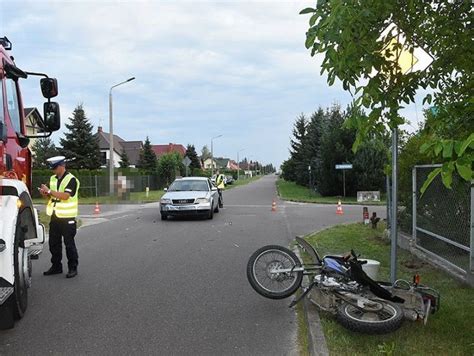 Wypadek w Rakowiskach W zdarzeniu uczestniczył 15 latek