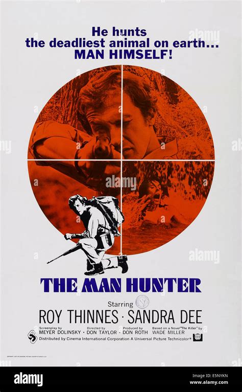 Le Manhunter Alias Le Man Hunter Us Poster Art Centre Roy Thinnes