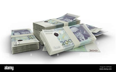 D Rendering Of Stack Of Bosnia And Herzegovina Convertible Mark Notes