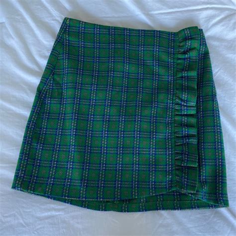 Topshop Skirts Topshop Plaid Skirt Poshmark