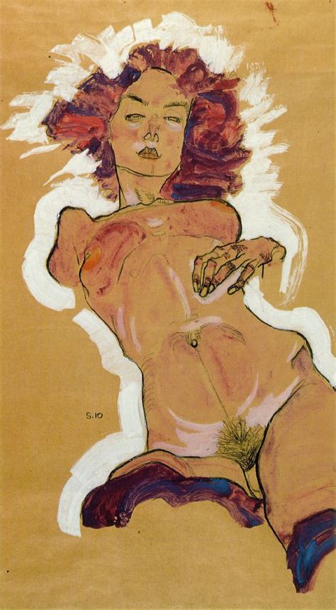 Reproduções De Pinturas schiele nude por Egon Schiele 1890 1918