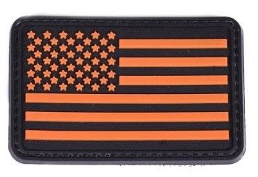 Patch Américain Orange Airsoft Tactics