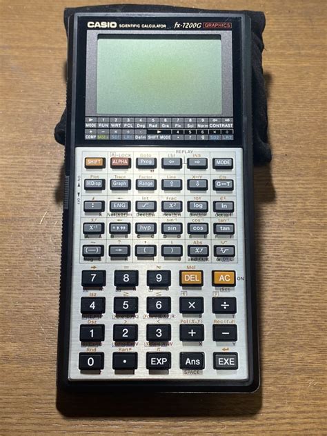 Yahoo オークション Casio Fx 7200g カシオ グラフ関数電卓 通電確認ok