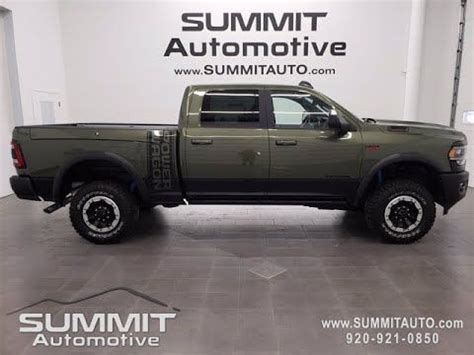 FIRST OLIVE GREEN 2021 RAM 2500 POWER WAGON WALK AROUND REVIEW NEW RAM