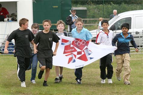 Olympic Flag Handover Egham Royal Show London 2012 London