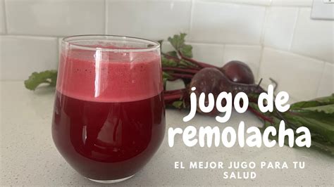 Como Hacer JUGO DE REMOLACHA Como Tomarlo Todos Los Dias YouTube