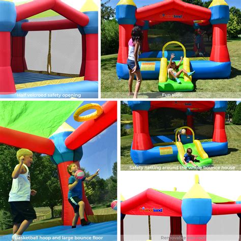 Bounceland Royal Palace Bounce House Bouncer With Slide Atelier Yuwa