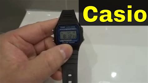 8 Amazing Features Of The Casio F105 Digital Watch YouTube