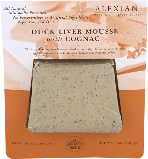 Alexian Duck Liver Mousse Pate With Cognac 5 Oz Grocery