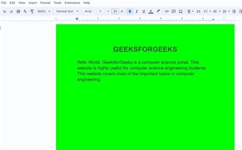 How To Change Background Color In Google Docs A Complete Step By Step