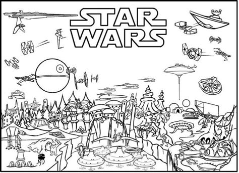 Disegni Di Guerre Stellari Star Wars Da Colorare Stampa Gratuita