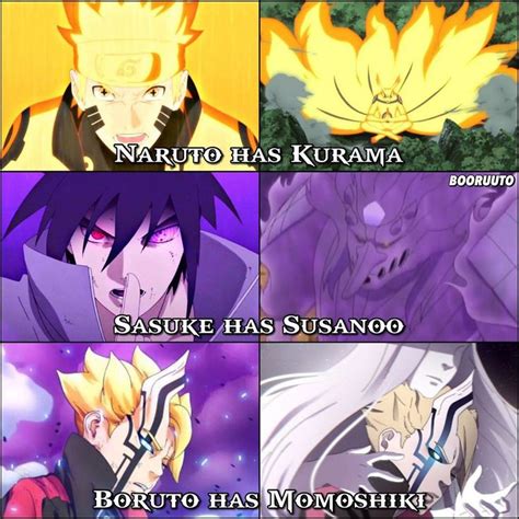 Naruto Uzmaki Kurama Sasruke Uchiha Boruto Uzmaki Karma Seal Jogan