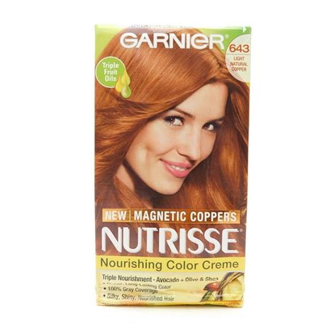 Garnier Nutrisse Nourishing Hair Color Creme 643 Light Natural Copper