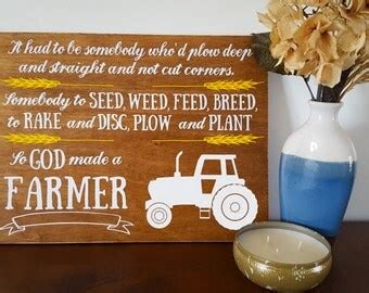 God made a farmer | Etsy