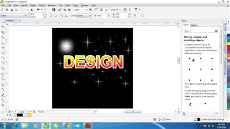 Graphic Software Sikho How To Make A Sparkling Star In Corel Draw