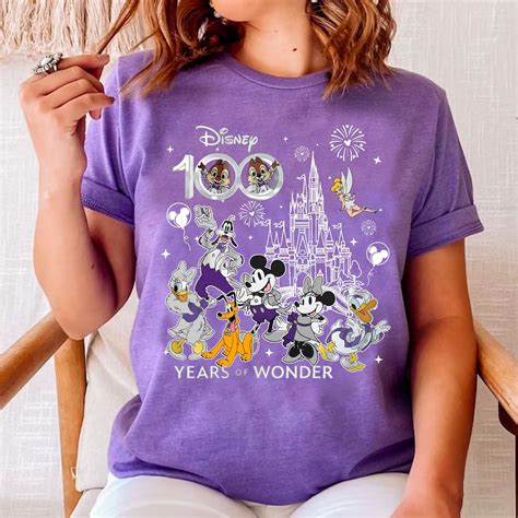 100th Disney Anniversary Shirt, Disney 100 Years Of Wonder Shirt Disney ...