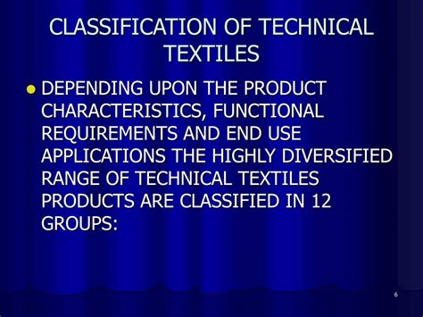 Ppt Standardization Of Technical Textiles An Overview Powerpoint