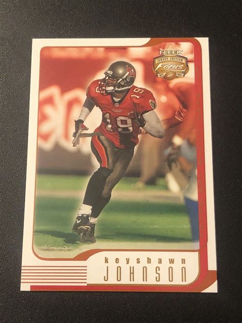 2002 Fleer Focus Jersey Edition Keyshawn Johnson 64 119 EBay