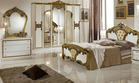 White and Gold Bedroom Decor Ideas - HomeAxen