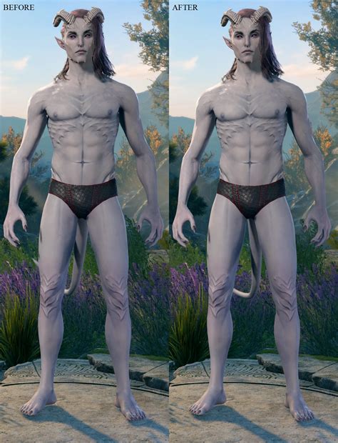 Masc Tiefling Body Edits At Baldur S Gate 3 Nexus Mods And Community