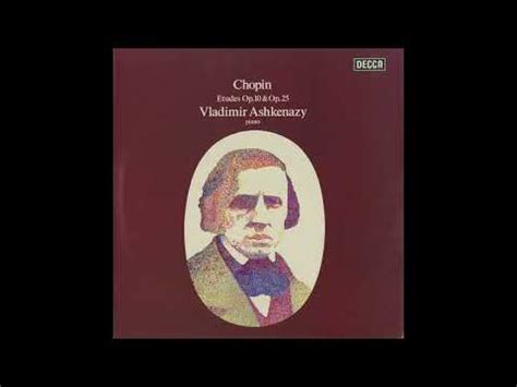 Silent Tone Record Chopin 24 Etude Op 10 25 Vladimir Ashkenazy Pf