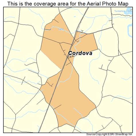 Aerial Photography Map of Cordova, MD Maryland