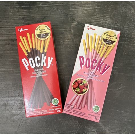 Jual Pocky Glico Coklat Strawberry Gr Shopee Indonesia