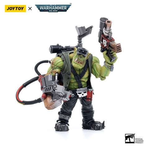 Warhammer 40k Action Figure 1 18 Ork Kommandos Nob Nazbog 13 Cm Joy Toy