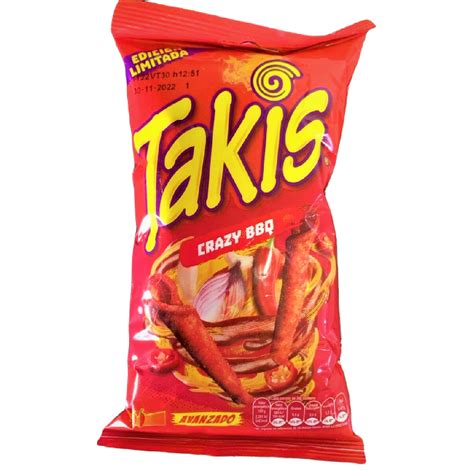 Takis Crazy BBQ 90gr Greek Deli Goods Premium Snacks And Foods