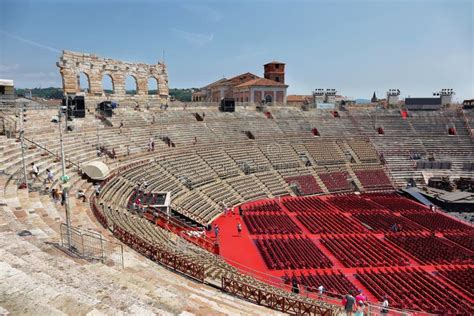 Arena Di Verona The Roman Amphitheater Of Verona Interior View