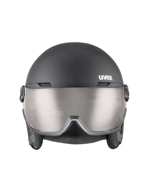 Uvex Skihelm Wanted Visor Pro V Black Matt