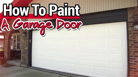 How To Paint Aluminum Garage Door