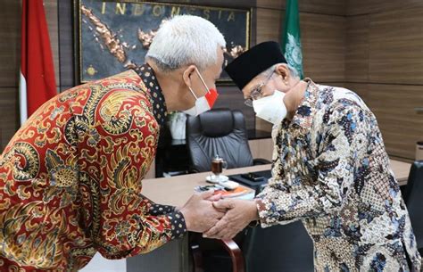 Ganjar Temui Ketua Umum PP Muhammadiyah Di Jogja 2 Hal Ini Yang Dibahas