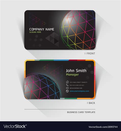 Technology Business Card Templates