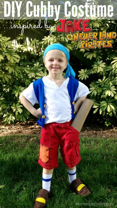 DIY No-Sew Jake and the Never Land Pirates Cubby Costume