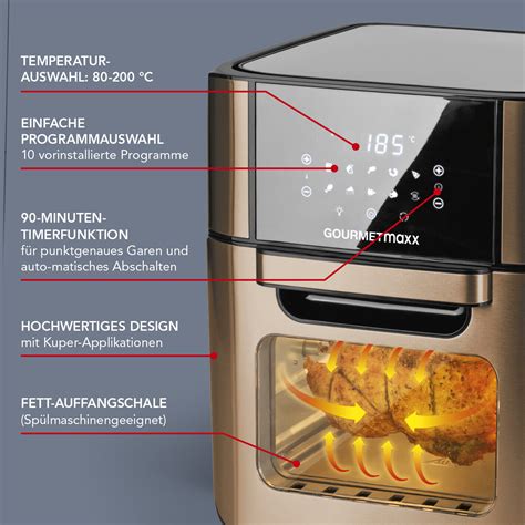 Hei Luftfritteuse B Ware L Xl Hei Luft Friteuse Frit Se Ofen Grill