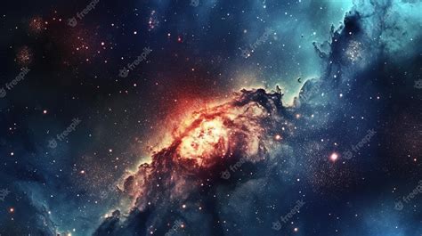 Premium Photo | Starfield with nebulagenerative ai