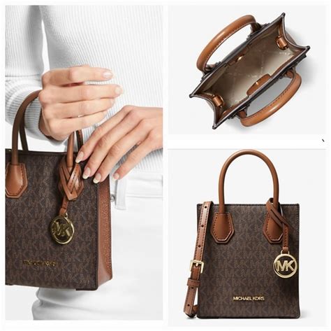 Michael Michael Kors Bags Mercer Extra Small Logo And Leather