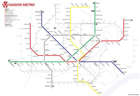 Detailed Map Of The Entire Hcmc Metro System Saigoneer